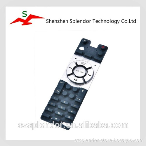 Customized silicone keypad for controller